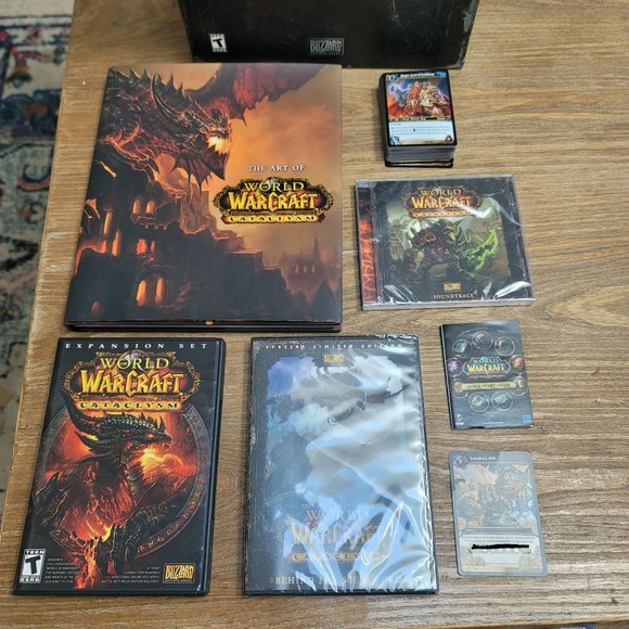 world of warcraft Cataclysm collectors edition mostly sealed scratched loot card - Picture 2 of 16
